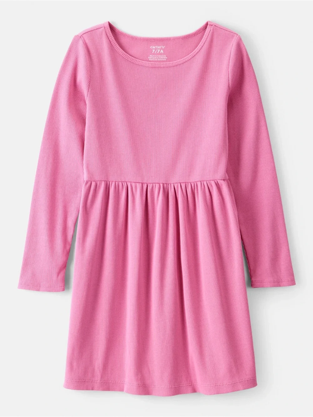 NWT Carter's Pink Long-Sleeve Knit Dress